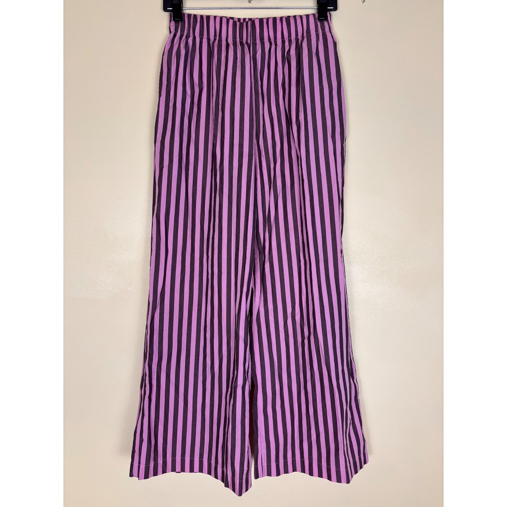 NEXT Stripe Cotton Button-Up Shirt & Pants Set Pink Girls Size 13yrs Casual wear - Picture 10 of 16